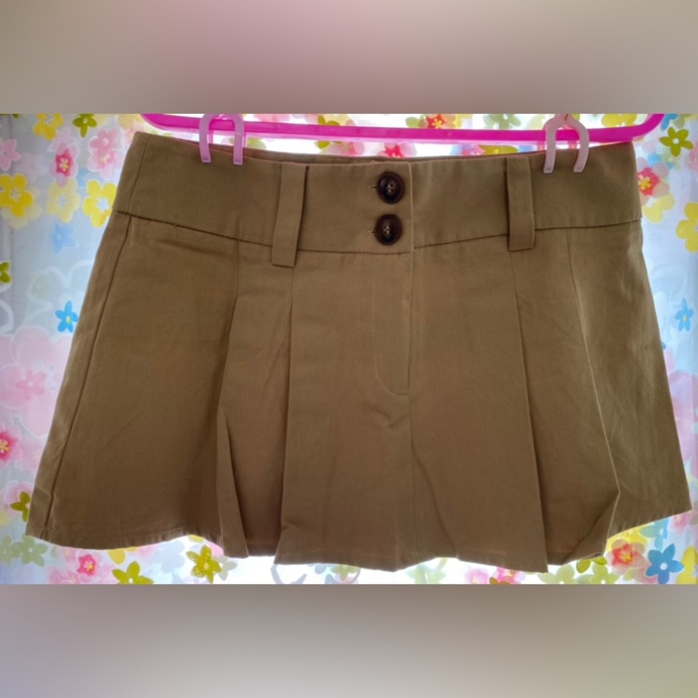 Forever 21 Khaki / Tan Mini Skirt - Sz M